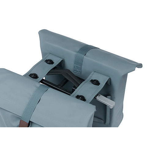 Basil 18377 City dubbele fietstas MIK 28-32L graphite blue