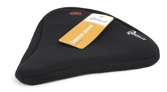 Mirage zadeldek nylon met gel vulling universeel zwart