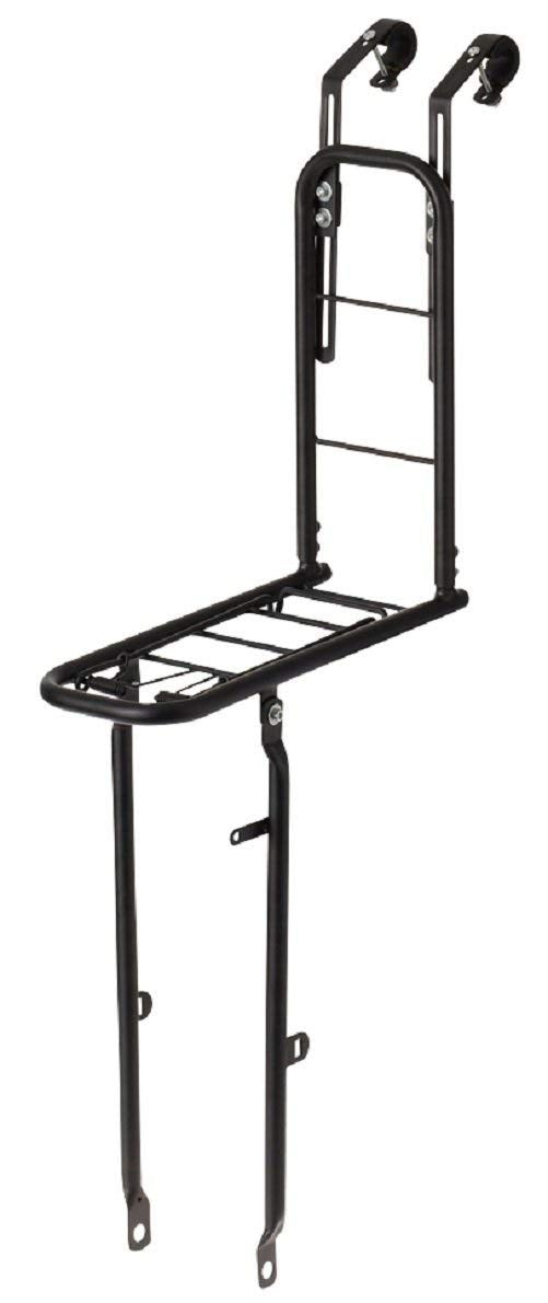 Basil 50368 Front Carrier slim fit, smal, met veerklem, mat zwart