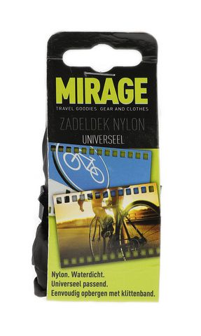 Mirage zadeldek waterdicht nylon universeel zwart