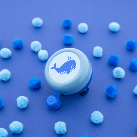 Widek kinderbel Explorer Splashy Whale blauw/blauw op kaart