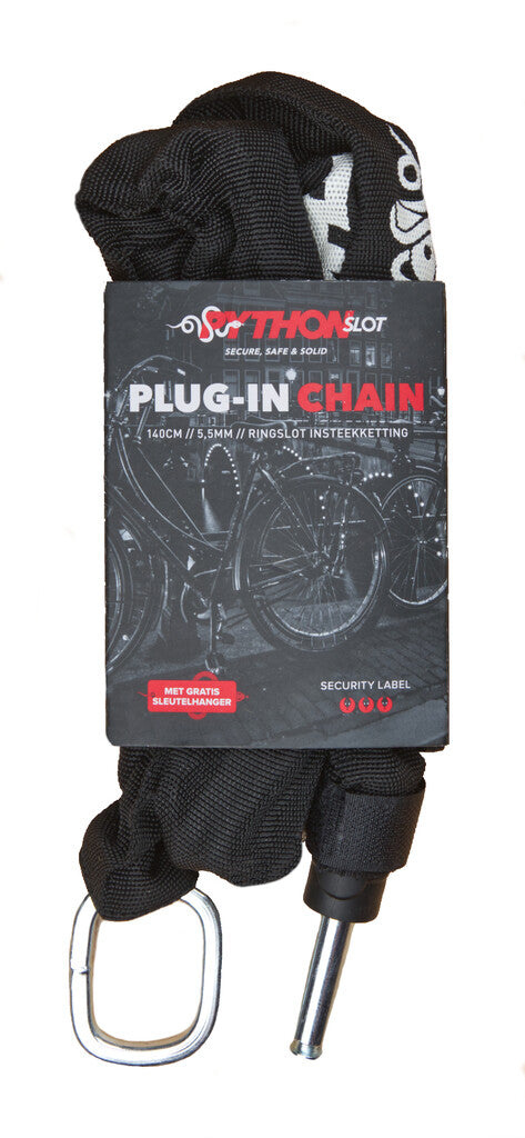 Python ringslot insteekketting 5,5 mm. x 140 cm.