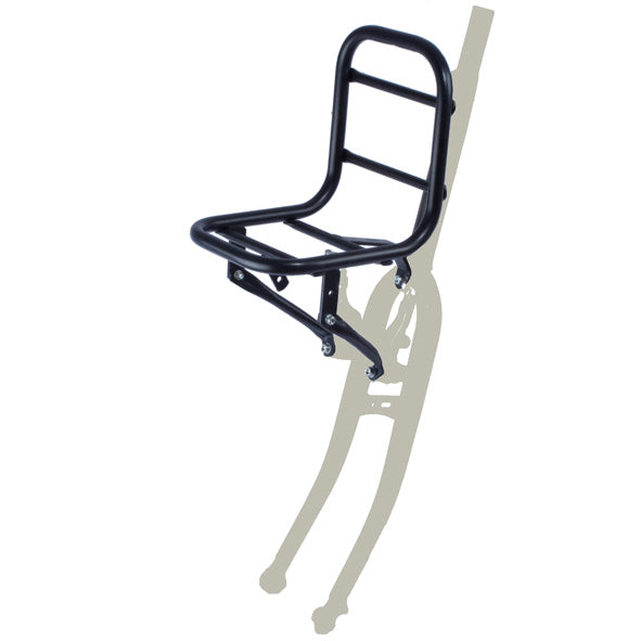 Steco voordrager transport 18 x 20 cm. V-brake mat zwart