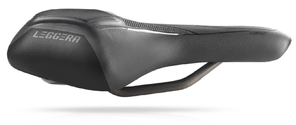Selle Bassano zadel Leggera Isophorm City zwart dames (kaart)