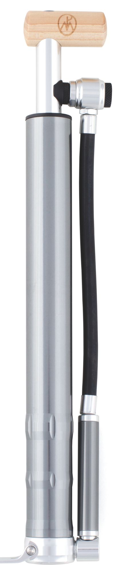 Frame-/hand- en voetpomp alu. 100Psi, 7 bar met drukmanometer