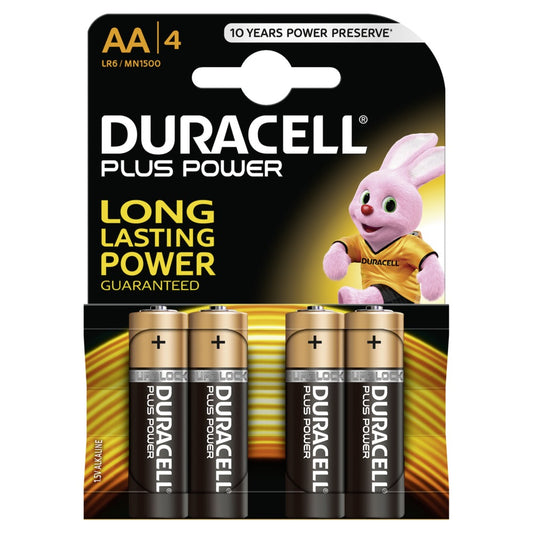 Batterij Duracell Plus Power LR6 MN1500 AA (4)