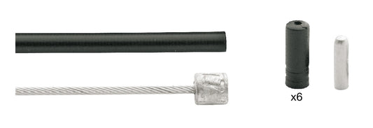 Elvedes 6479 versnellingskabel Nexus 3V. & derailleur zwart RVS binnenkabel