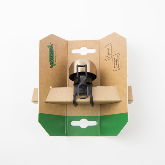 Widek Paperclip bel XXL Nieuw zilver PVD rood koper All Black op luxe kaart