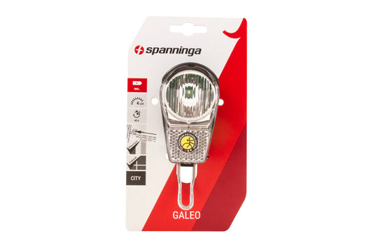 Spanninga Galeo XB koplamp BR190 incl. 2 x AA batterij