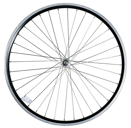 Voorwiel 28"- 622X19 Skorpion alu. zwart FM21 vast sp.14 RVS