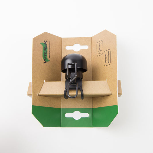 Widek Paperclip bel XXL Nieuw zilver zwart All Black op luxe kaart