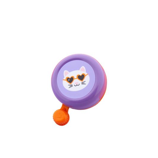 Widek kinderbel Explorer Funky Cat oranje/paars op kaart