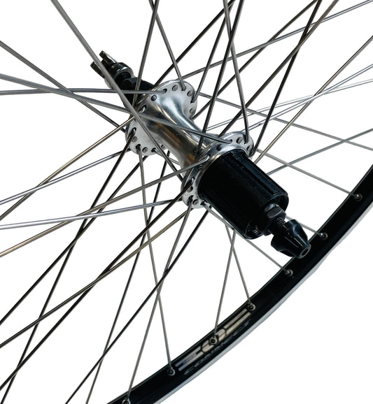 Achterwiel 28"- 622X19 Connect 4D zwart FM32 QR cassette 8/9