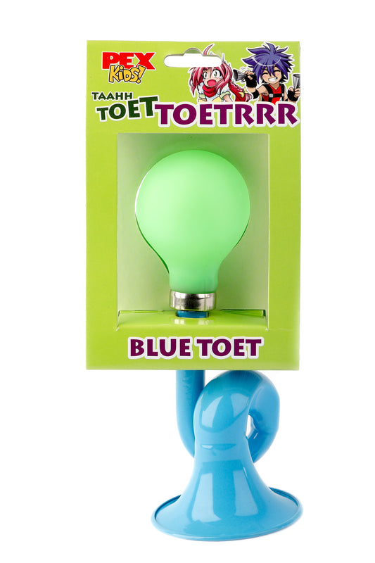 PexKids blue toet posthoorn staal groene bol