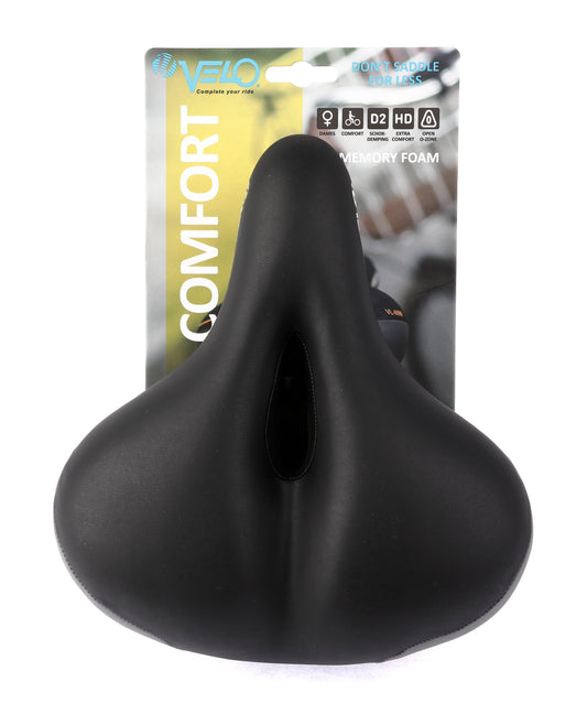 Velo zadel VL-6075MF dames 247 x215 mm. zwart