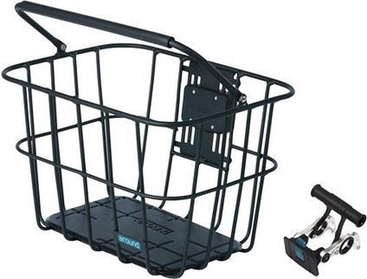 Around ACE VR-ALU mand afneembaar met stuurbochthouder mat zwart