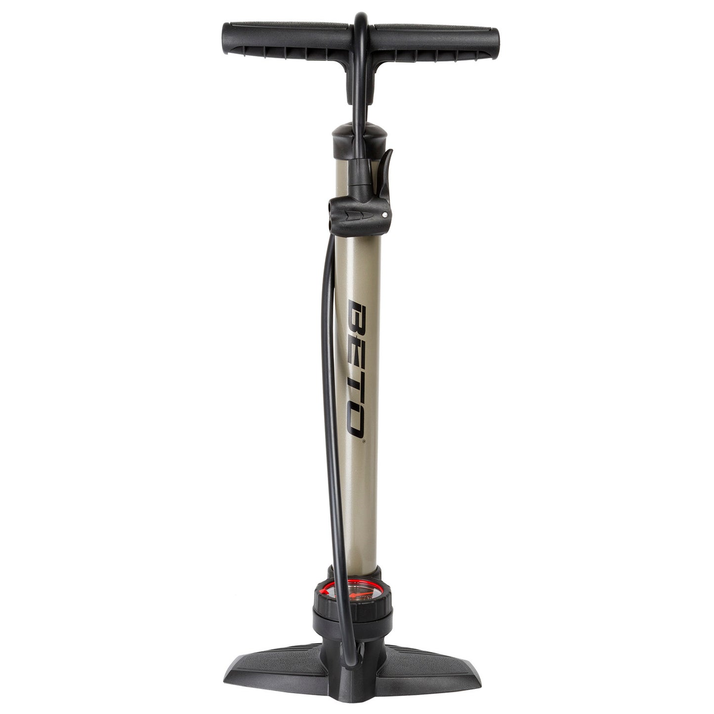 Beto pomp met manometer zilver/zwart