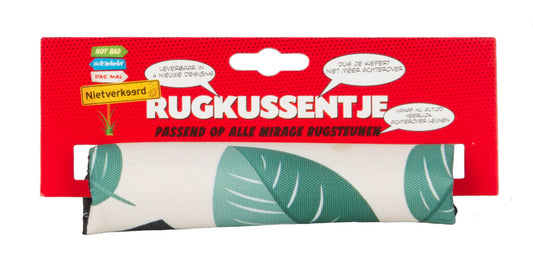 N/V rugsteun kussen Vegan print