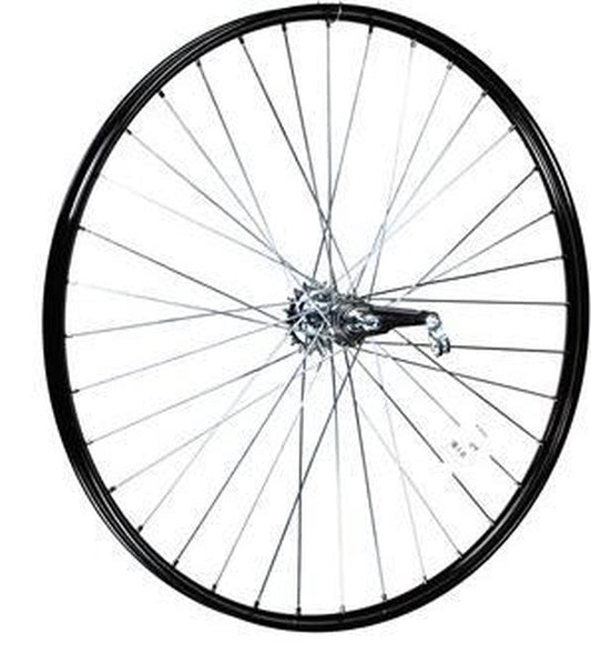 Achterwiel 804236 28x1.1/2 24-635 zwart V38 Shimano remnaaf spaak 12