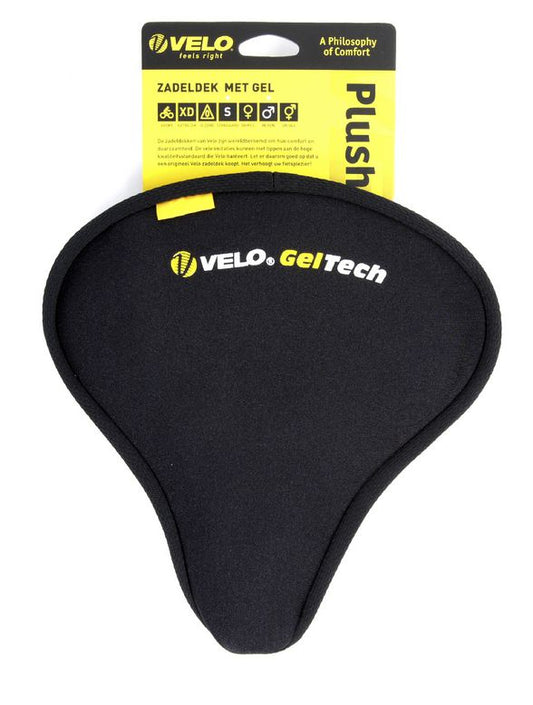Velo zadeldek GelTech Plush VLC-053 heren zwart