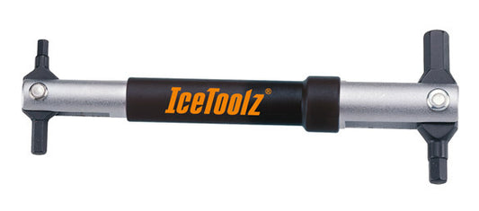 IceToolz 36H1 inbussleutel 4 x 5 + 6 x 8 mm. zwart