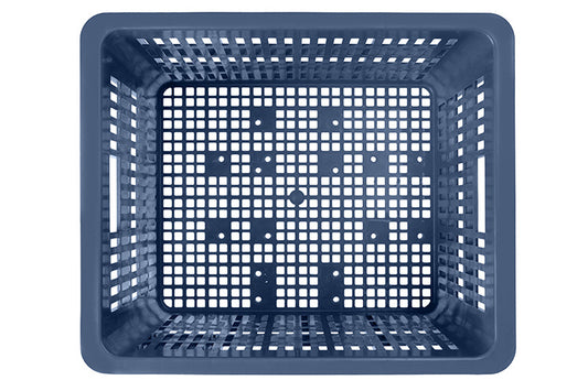 Basil 21135 Crate M fietskrat gerecycled kunststof medium 29,5L bluestone