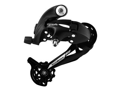Sun Race RDM57 LD-BOX achterderailleur 7/8V lange kooi bout/haak