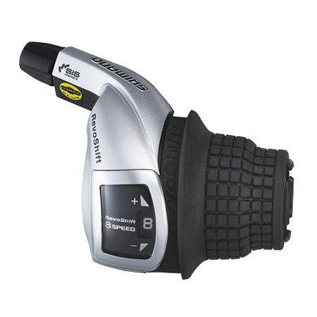 Shimano ESLRS45R8A revo shifter Tourney RS45 rechts 8 spd. triple m/kabels