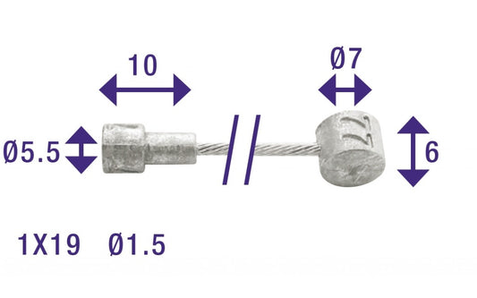 Elvedes 6412/27RVS achterrem binnenkabel met 2 nippels RVS (20)