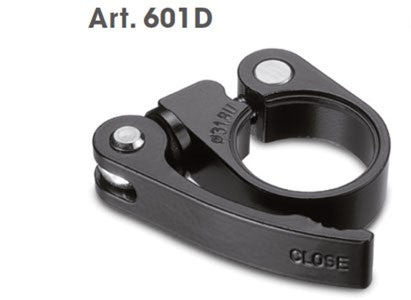 Ursus zadelbuisklem aluminium QR zwart 28.6