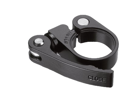 Ursus zadelbuisklem aluminium QR zwart 28.6