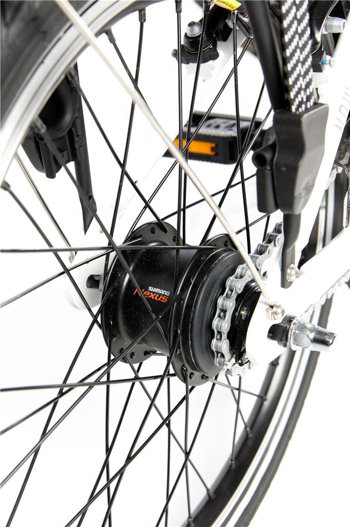 NOW U.GO E-Bike vouwfiets Ei7 Pearl white