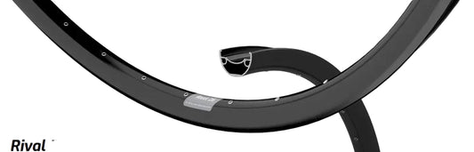 Velg 28' - 14 / 622 RIVAL26 DISC zwart 32 gts.