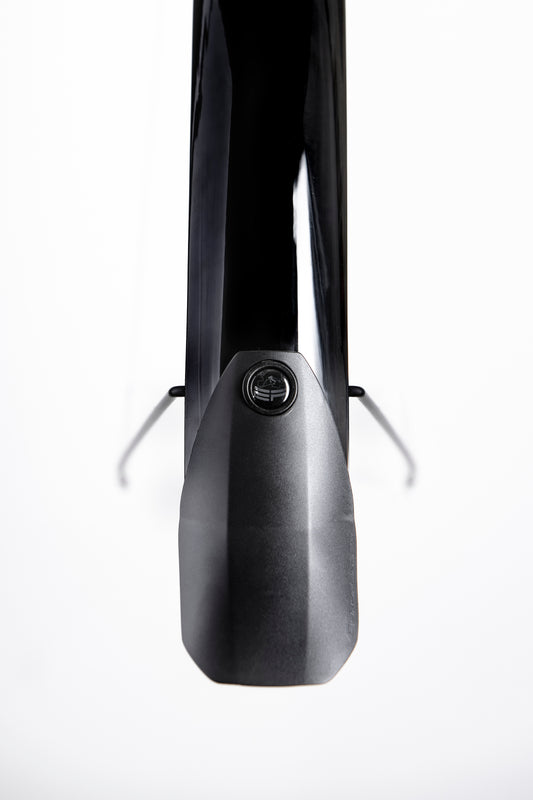 Eurofender spatbord achter Mudguard Lampo 28"- 58 mm. zwart