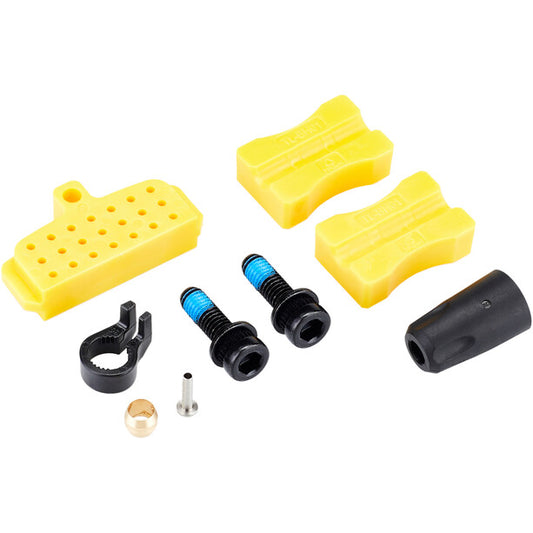 Shimano EMT4101JLFPRA100 schijfrem set BL BR-MT410 VOOR compleet z/schijf zwart