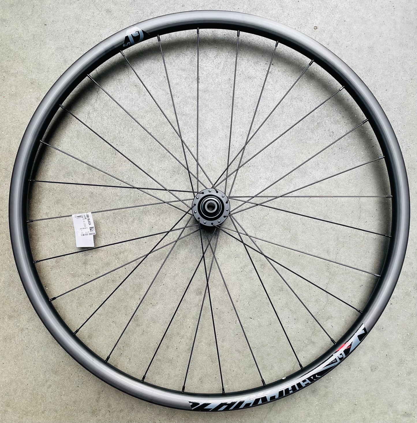 Voorwiel 28' - 622x19 Airline Corsa 28H zwart DA210 center lock SH.100x12-Black Jack