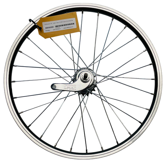 Achterwiel 20" - 406 / 20x1.75 BFK zwart Velosteel RN