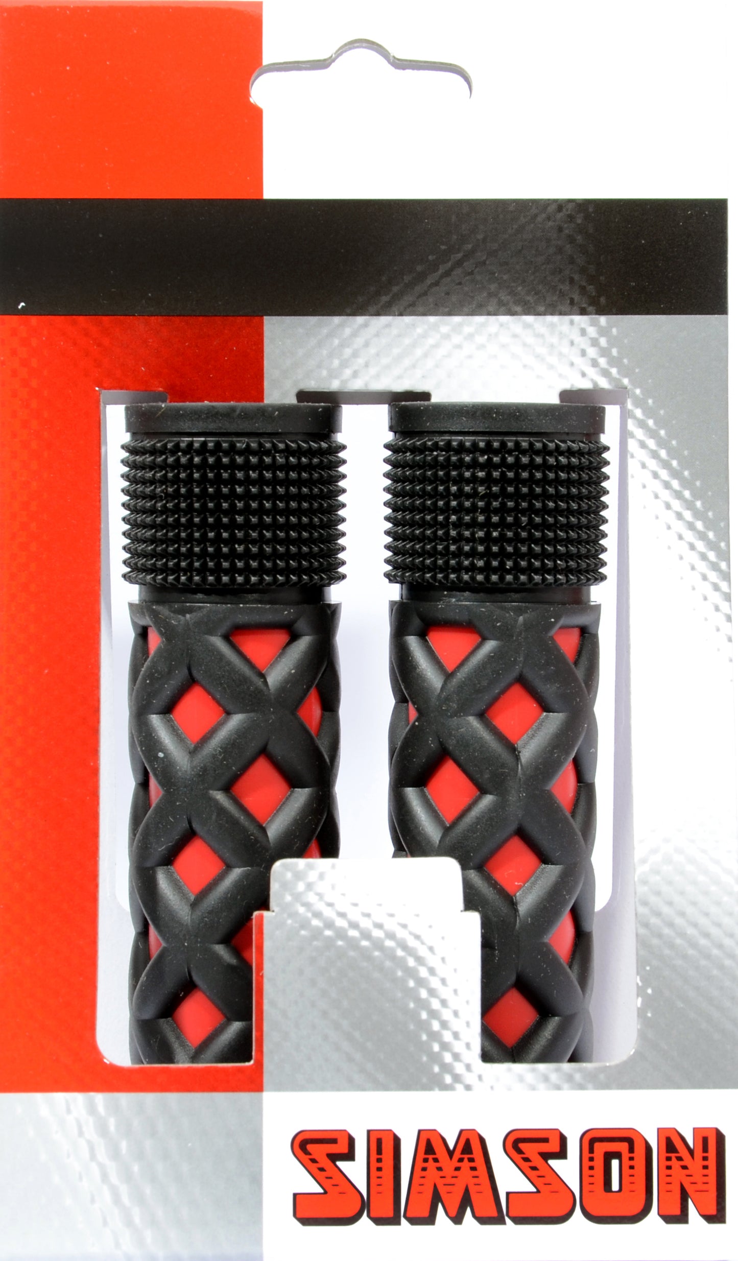 Simson 021479 handvatten kinder rood-zwart