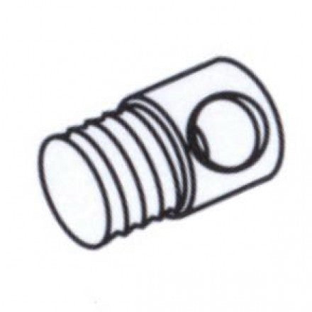 Zefal set 8 spatbordbevestigingbout + moer niro + eindkap