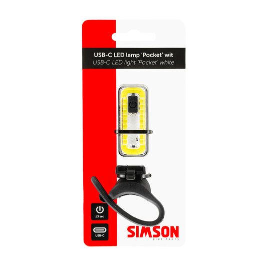 Simson 022031 USB-C LED lamp 'Pocket' wit