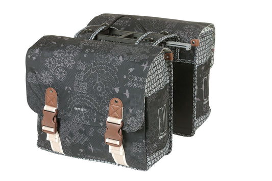 Basil 18049 Bohème dubbele fietstas MIK 35L charcoal