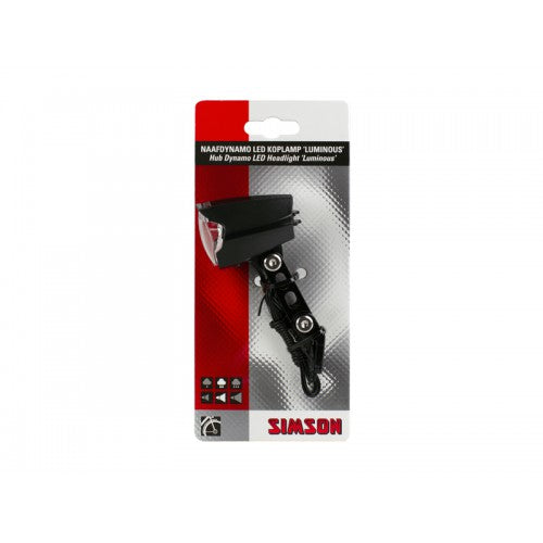 Simson 022026 naafdynamo koplamp 'Luminous' 30 lux auto/on/off