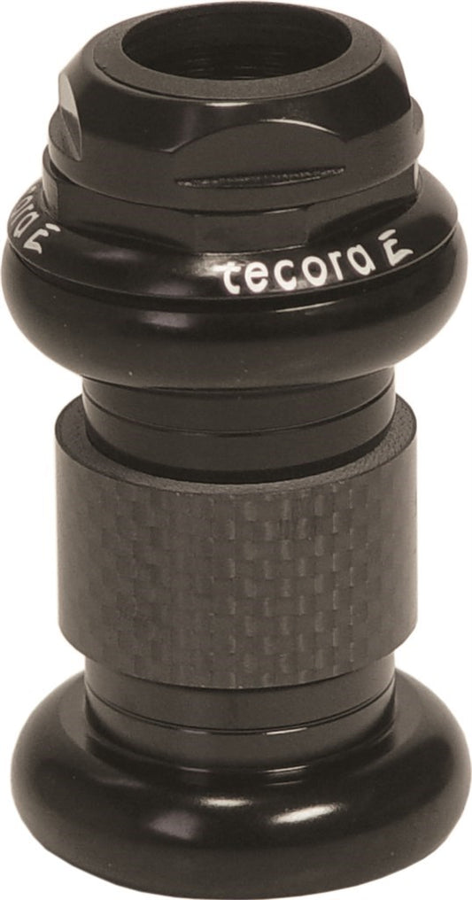 Tecora balhoofdstel 1.1/8" draad cartridge zwart 30.0