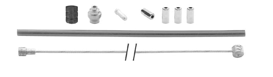 Elvedes 6445-3 remkabel compleet univ. met ton-/peernippel zilver RVS