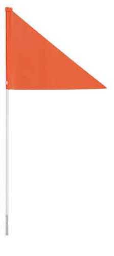IceToolz 51G0 vlag oranje met fiberglas stang 150 cm.