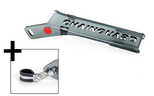 Hebie eindstuk/bevestiging voor kettingscherm 0310/0312/0313 zwart transparant