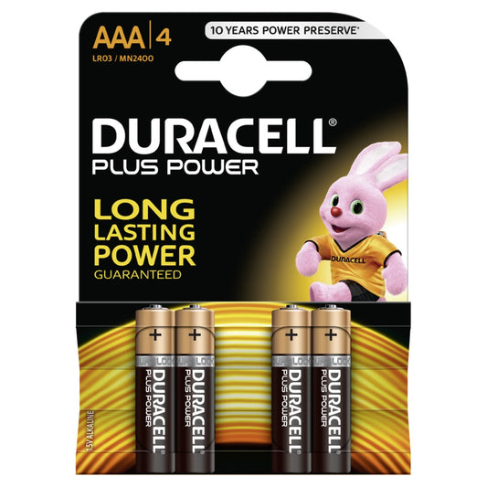 Batterij Duracell Plus Power LR03 MN2400 AAA
