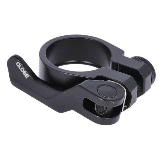 Ursus zadelbuisklem aluminium QR zwart 31.8 / hendel verticaal