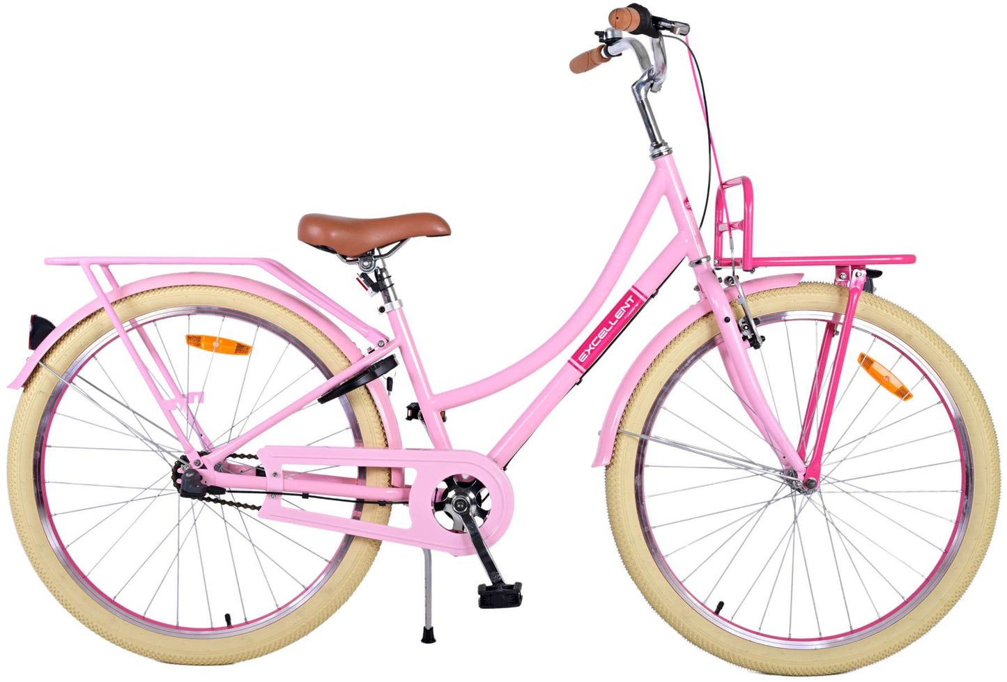 Volare Excellent 26'' rose met voordrager Nexus 3GRN