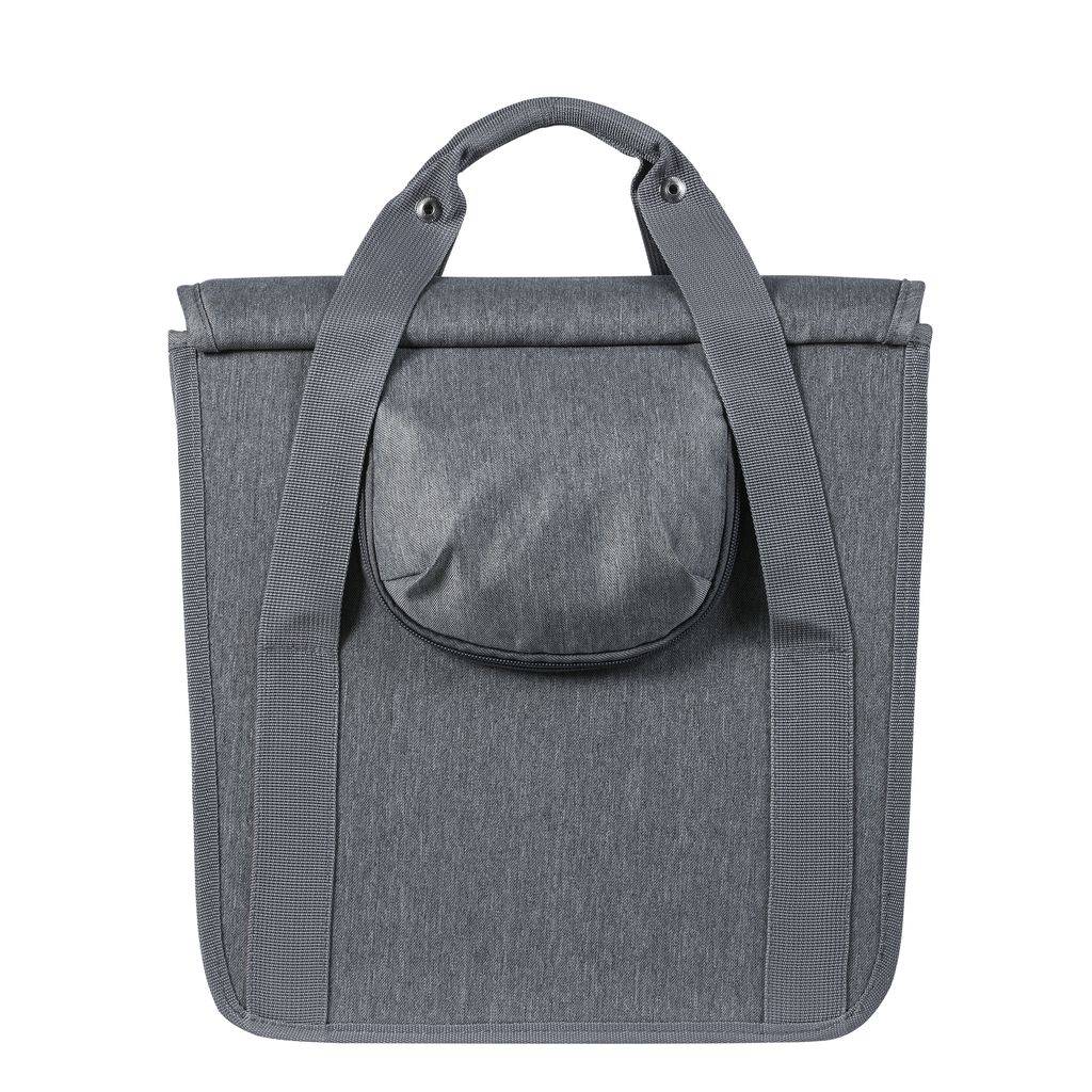 Basil 17765 GO enkele fietstas 16L. grey melee